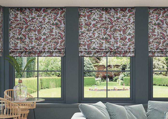 Walled Garden, Steel - Roman Blind - Image 3